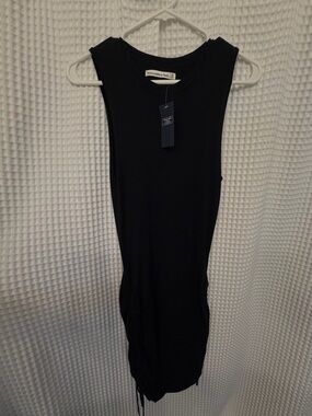 Abercrombie & Fitch Black Ribbed Knit Tank